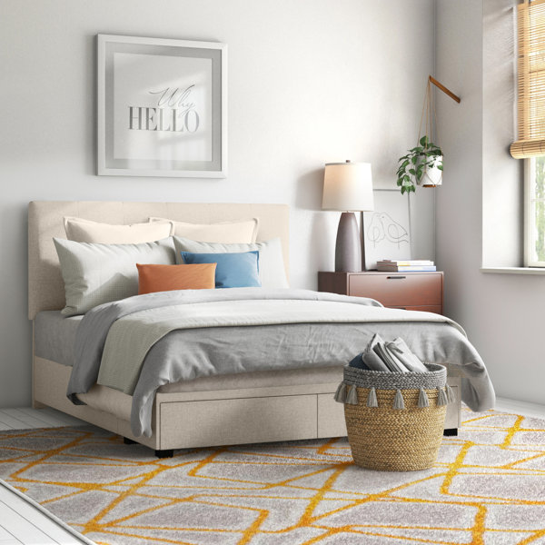 Zipcode Design™ Ronnie Tufted Upholstered Low Profile Storage Platform